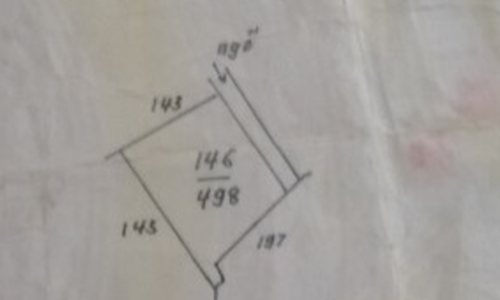 Bán mảnh đất lô góc 498m2 tại Thanh Trí – Minh Phú – Sóc Sơn giá chỉ 8,x tr/m2