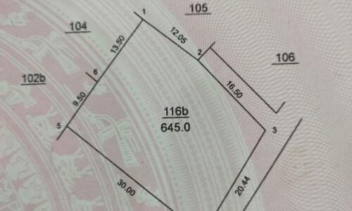 Bán 615m2 hai mặt đường tại Vụ Bản – Minh Trí – Sóc Sơn