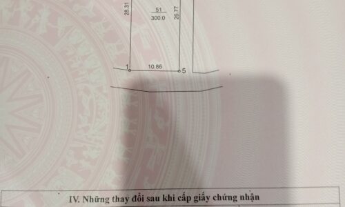 Chính chủ bán hoa hậu 300m2 full thổ cư hai mặt đường tại Thắng Trí – Minh Trí – Sóc Sơn