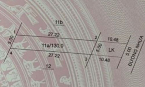 Bán mảnh đất 130m2 cộng 50m2 lưu không trên đường 35, giá chỉ nhỉnh 20tr/m2