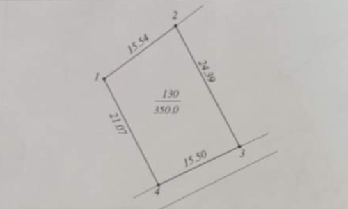 Bán mảnh đất 350m2 lô góc full thổ cư mt 15m tại Vụ Bản – Minh Trí – Sóc Sơn giá chỉ 10,x tr/m2