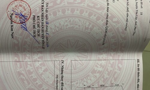 Bán 1657m2 tại Nga Hoàng – Yên Lập – Phú Thọ giá 9xx triệu 0988092745